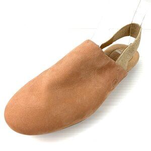 Born F39498 Dusty Rose Nubuck Slingback Flats ‎ NWOB